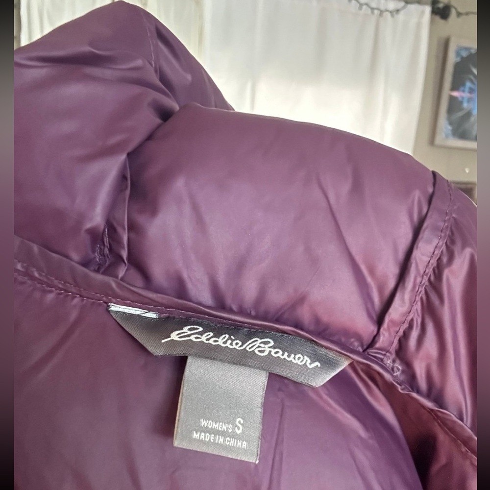 Eddie Bauer Down Puff Jacket Small - image 5